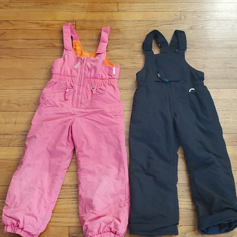 Snowpants jumpsuit toddler kids size 5 set of two